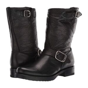 FRYE Veronica short boots black leather 9.5